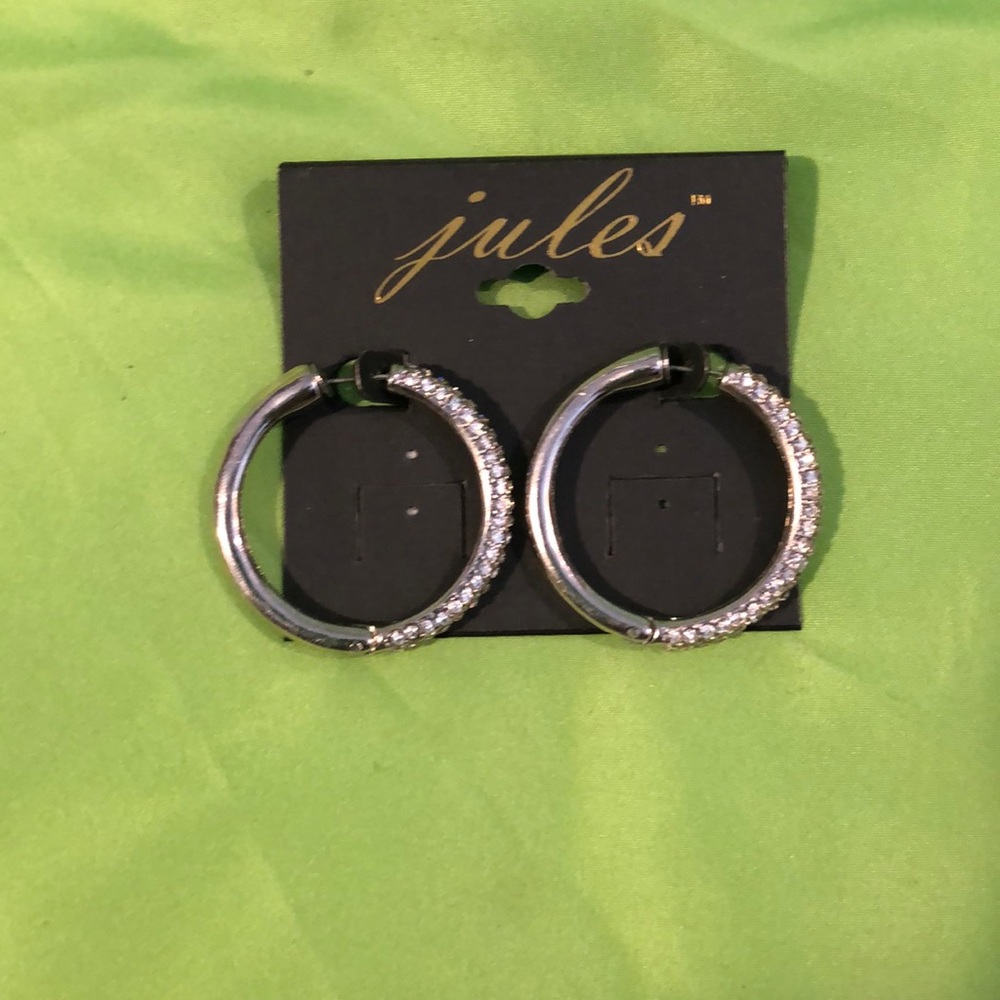 Jules hoop‎ earrings, New!